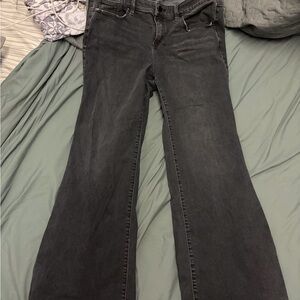 Lane Bryant Charcoal Flare Jeans